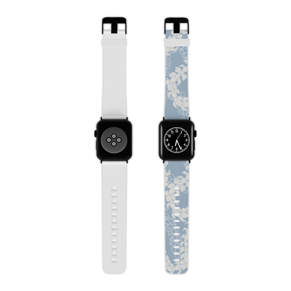 Watch Band for Apple Watch- Puakenikeni Lei (Blu-ish)