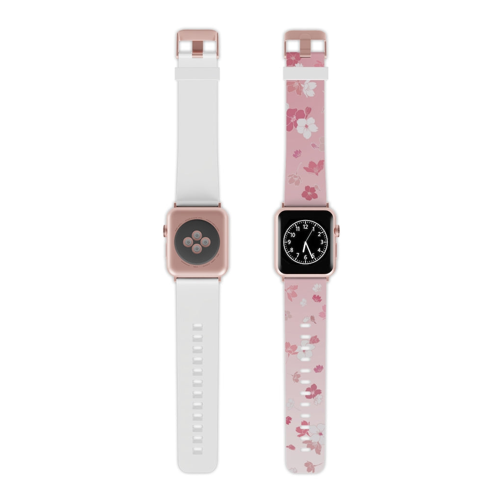 Watch Band for Apple Watch- Falling Sakura Cherry Blossoms