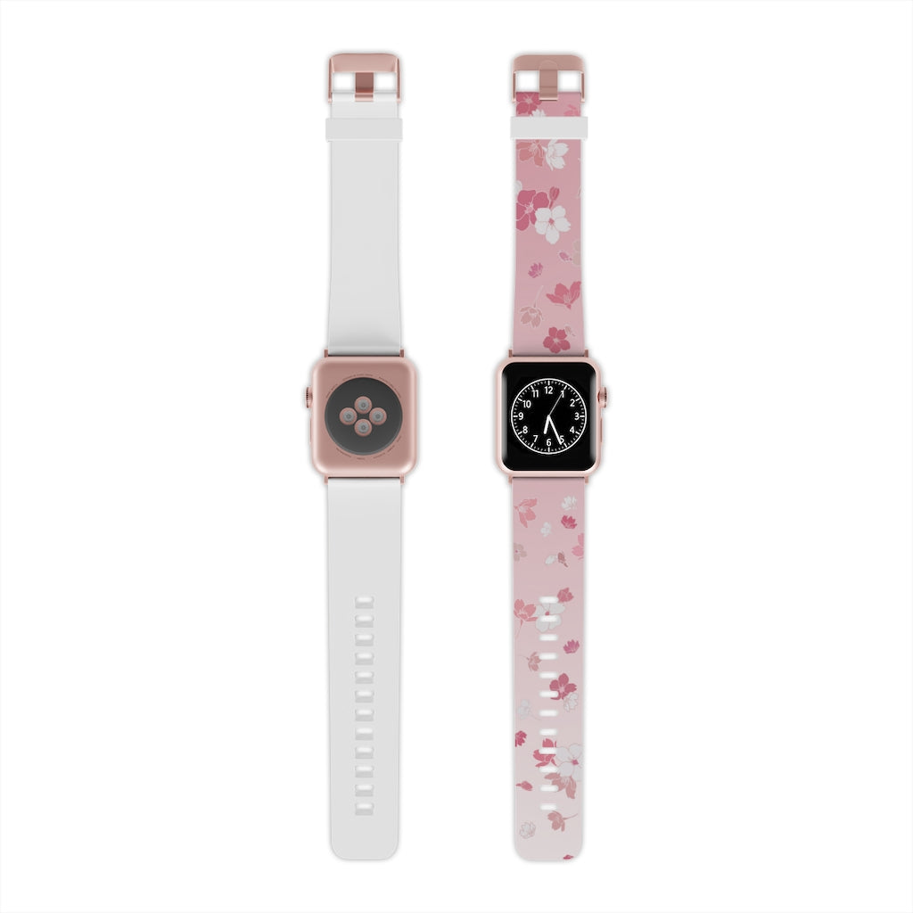 Watch Band for Apple Watch- Falling Sakura Cherry Blossoms