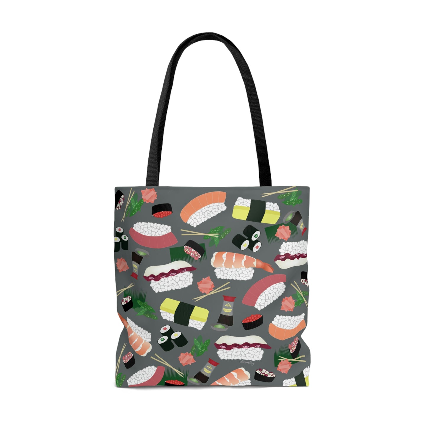 Tote bag- Sushi Lovers (Gray)