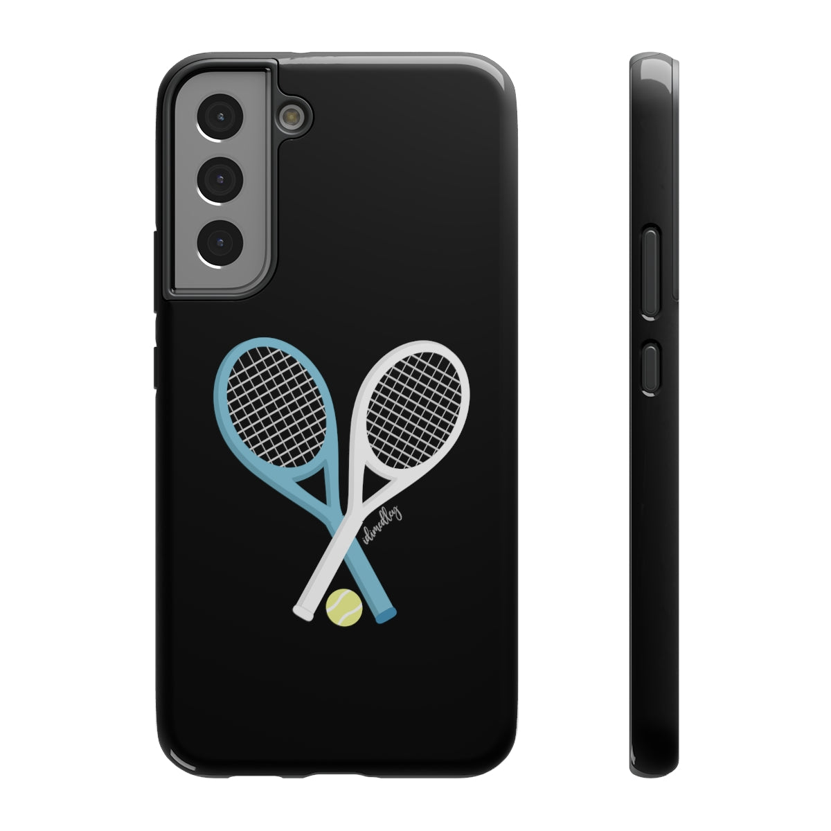 Tennis Racket Crossing (Black)