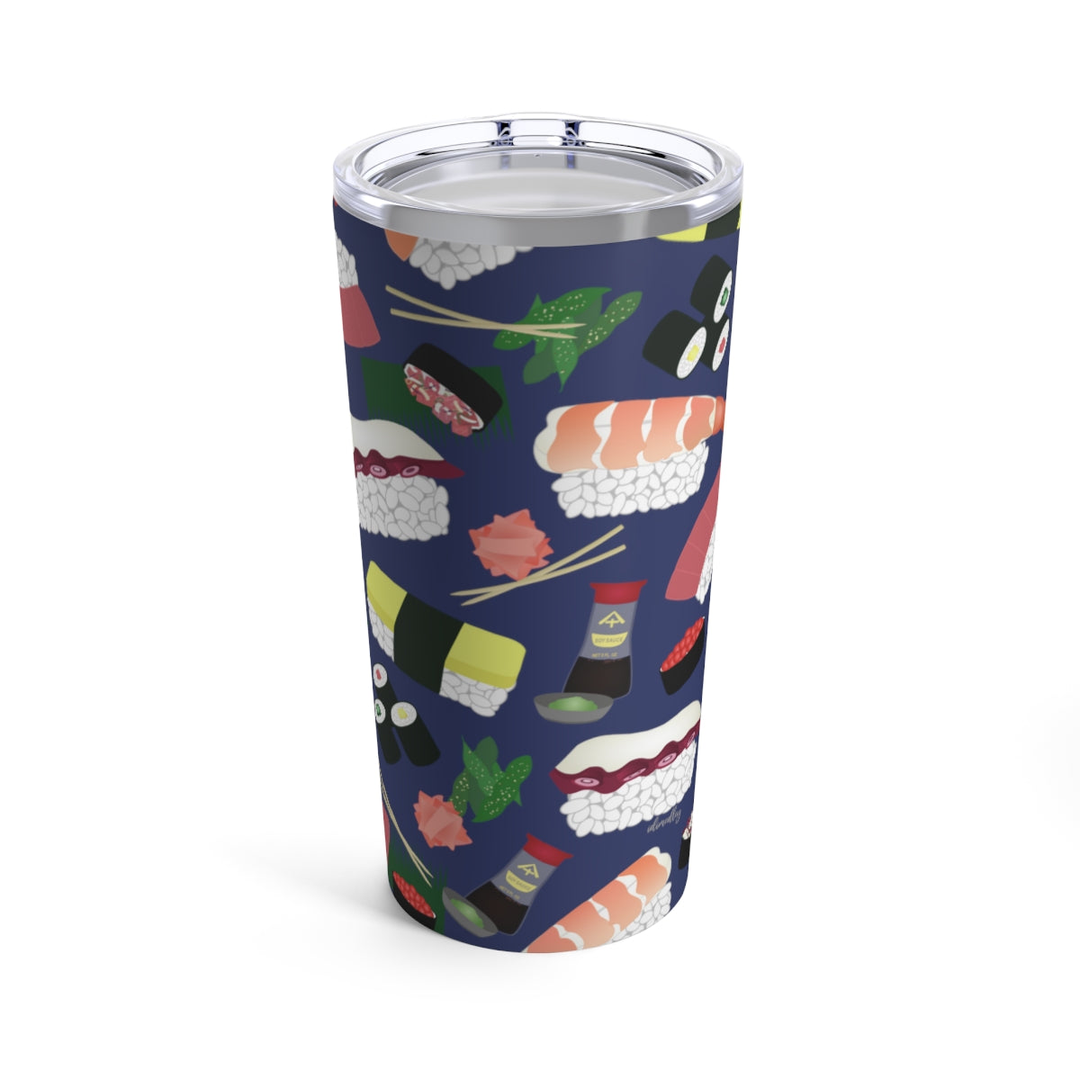 Tumbler 20oz- Sushi Lovers in Blue