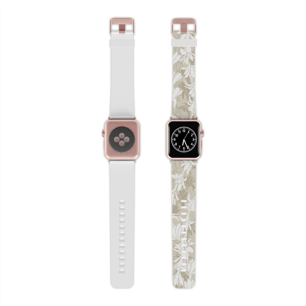 Watch Band for Apple Watch- Tuberoses for Nohea (Sand)