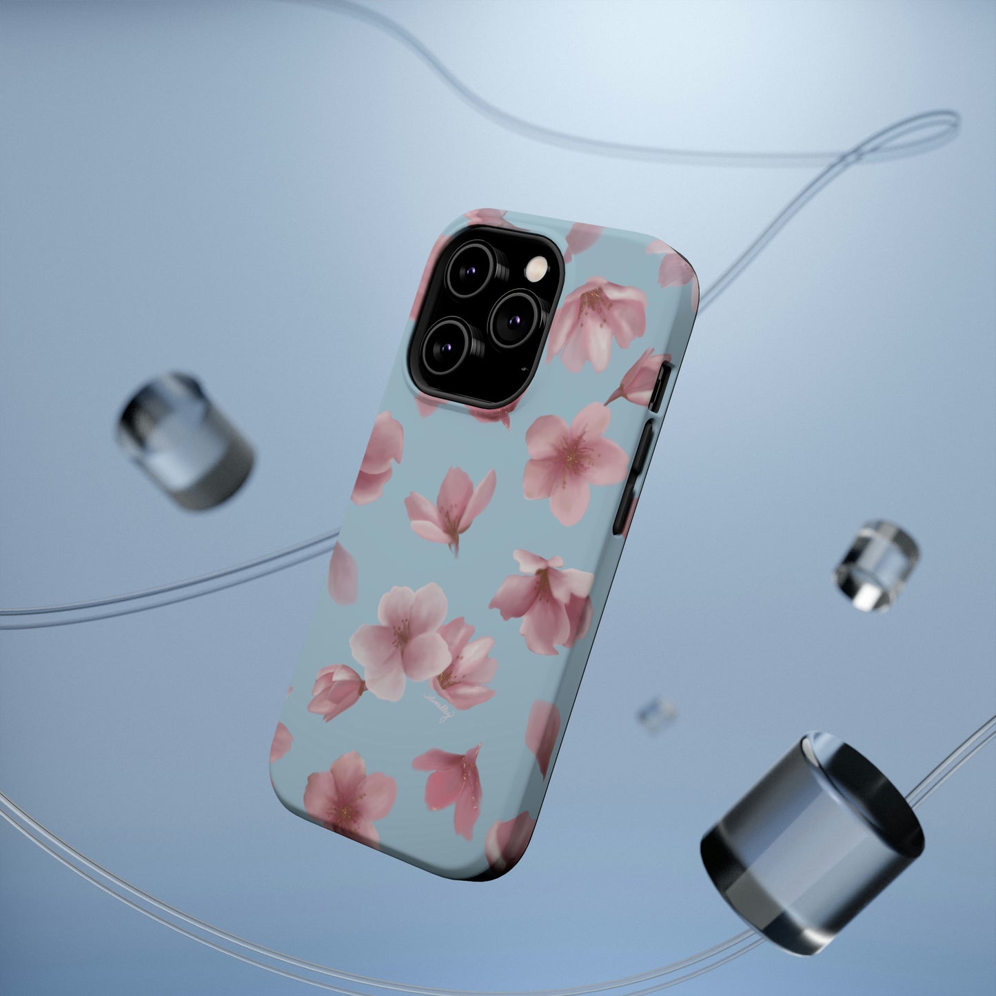 Sakura Cherry Blossoms in Spring (Light Blue), MagSafe