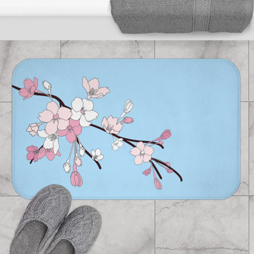 Bath Mat- Sakura Blooms (Spring Skies)