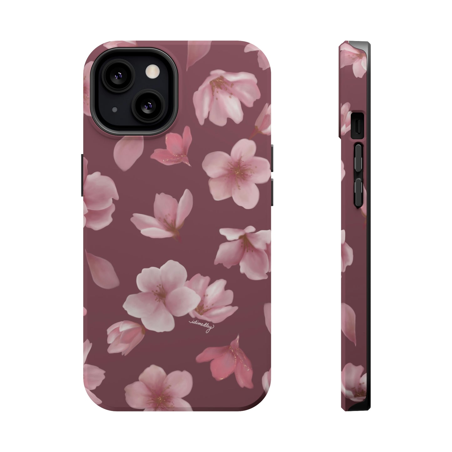 Sakura Cherry Blossoms in Spring (Dark Pink), MafSafe