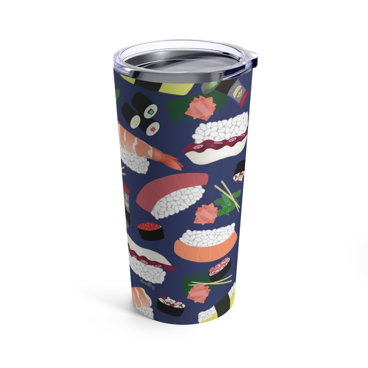 Tumbler 20oz- Sushi Lovers in Blue