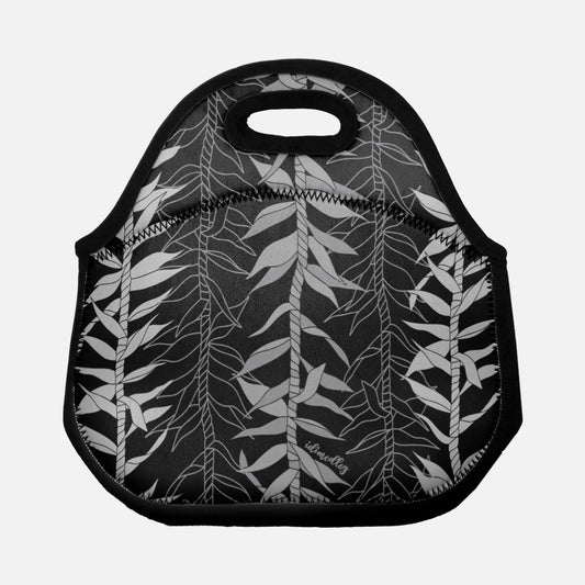 Lunch Tote Bag- Ti Leaf Lucky Leis (Shadows)