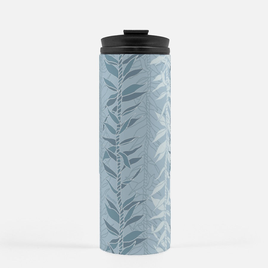 Thermal Tumbler 16 oz- Ti Leaf Lucky Leis (Steel Blue)