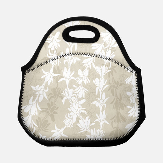 Lunch Tote Bag- Tuberoses for Nohea (Sand)