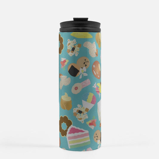 Thermal Tumbler 16 oz- Sweet and Savory Snacks (Light Blue)