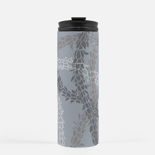 Thermal Tumbler 16 oz- Pikake Wishes (Gray)