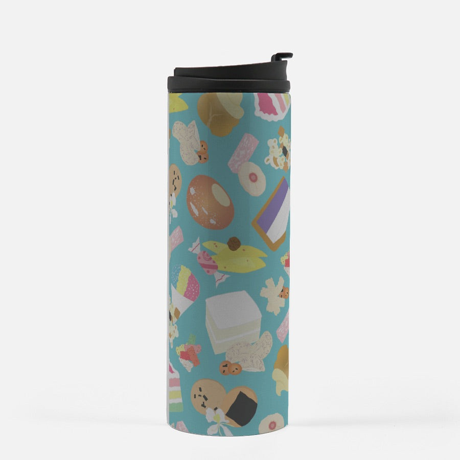 Thermal Tumbler 16 oz- Sweet and Savory Snacks (Light Blue)