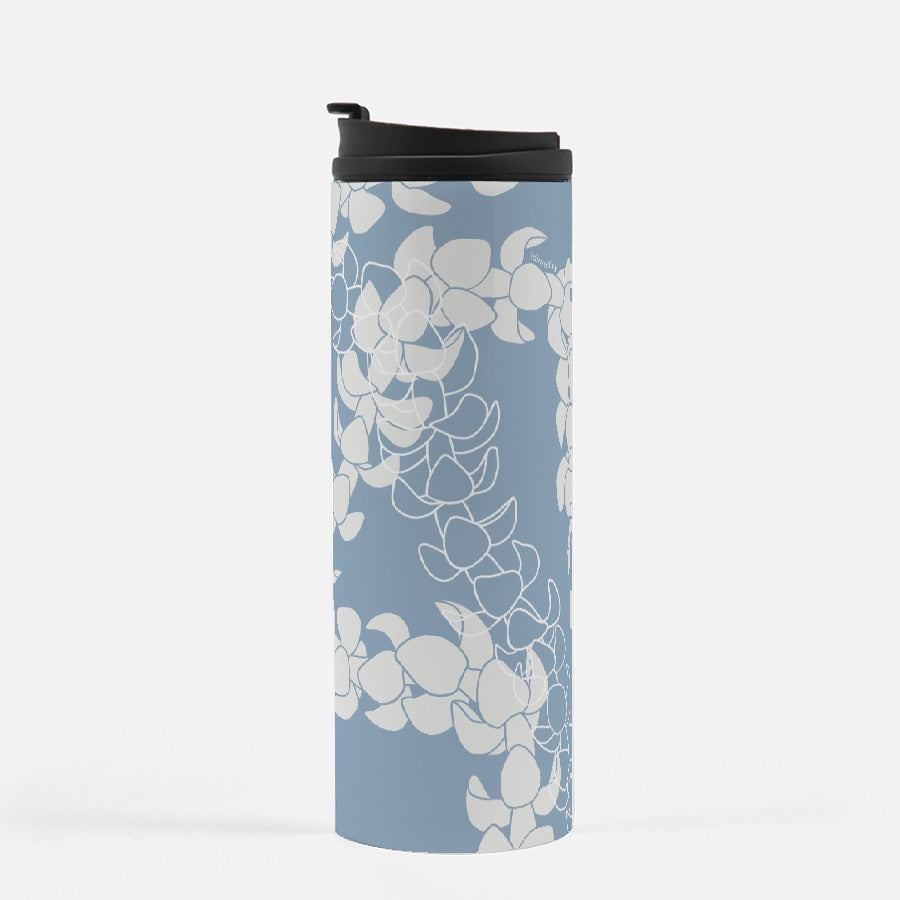 Thermal Tumbler 16 oz- Puakenikeni Lei (Blu-ish)