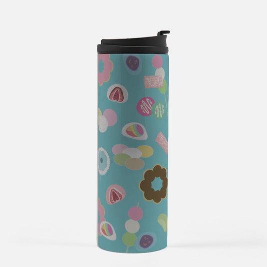 Thermal Tumbler 16 oz- Mochi Magic (Light Blue)