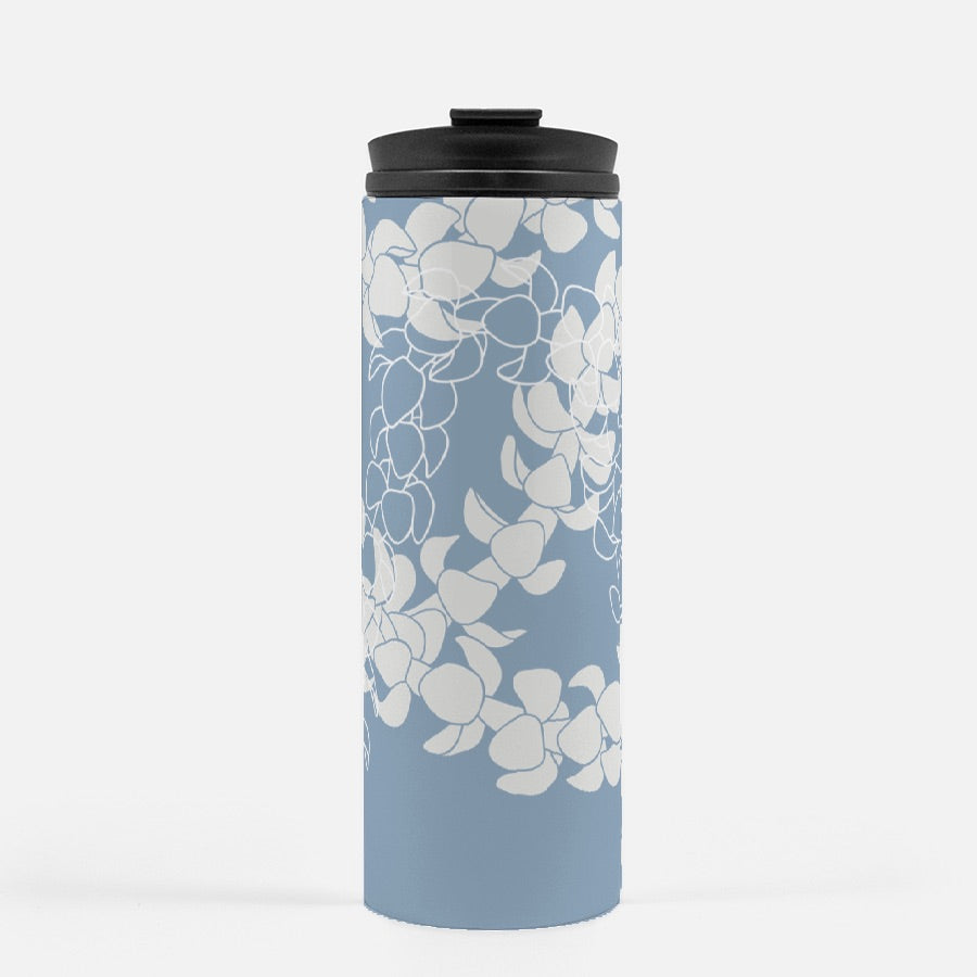 Thermal Tumbler 16 oz- Puakenikeni Lei (Blu-ish)